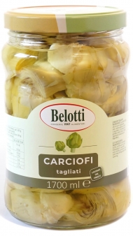 BELOTTI GR.1700 CARCIOFI TAGLIATI VASO OLIO SEMI